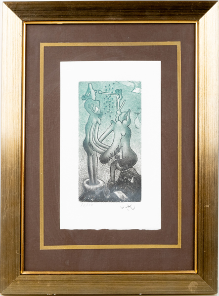 ROBERTO MATTA (Chile, 1911-2002), färglitografi, signerad och numrerad 38/100