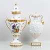 LOCKURNOR, 2 st, porslin, Gerold Porzelain samt Neapel, 1900-talets mitt