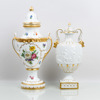LOCKURNOR, 2 st, porslin, Gerold Porzelain samt Neapel, 1900-talets mitt