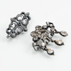 BROSCHER, 3 st, silver, 1800-/1900-tal