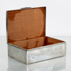 CIGARRSKRIN, silver, med datering 1922