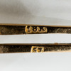 SKJORTKNAPPAR, 1 par, 18k guld, vikt ca 2,8 g 