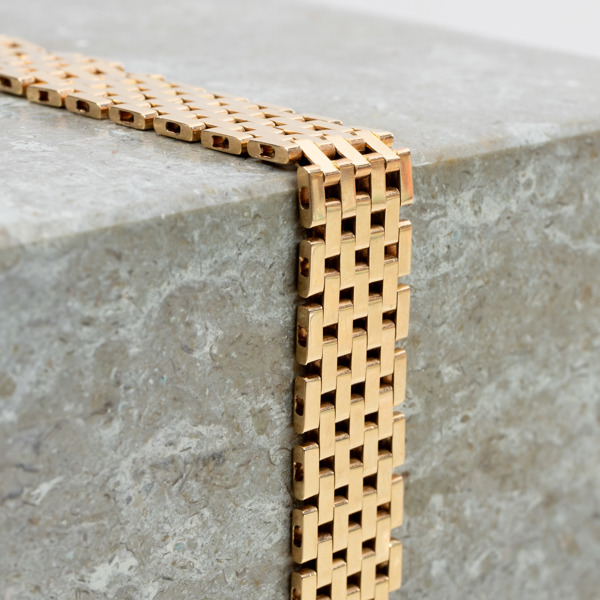 ARMBAND, 18k guld, vikt ca 29,9 g