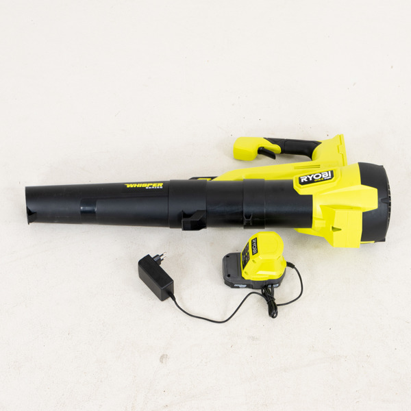 LÖVBLÅS, Ryobi, batteridriven, "Whisper series" 18W