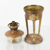 FOTOGENLAMPSFOT, koppar och mässing, 1800-tal