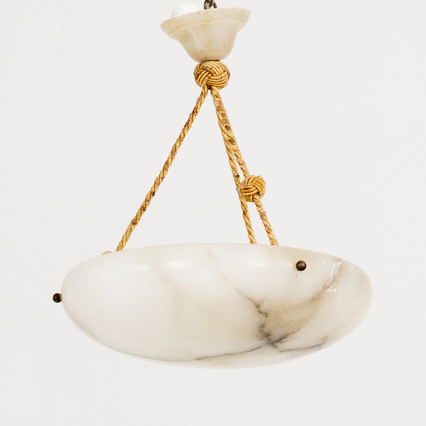 TAKAMPEL, alabaster, tidigt 1900-tal