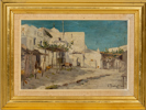 LOUIS ABEL-TRUCHET (Frankrike, 1857-1918), olja på pannå, signerad och daterad 1891 Tetuan