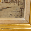 LOUIS ABEL-TRUCHET (Frankrike, 1857-1918), olja på pannå, signerad och daterad 1891 Tetuan