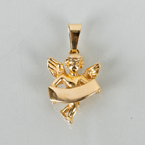 HÄNGE, 18k guld, vikt ca 2,8 g