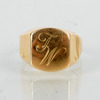 KLACKRING, 18k guld, vikt ca 3,7 g