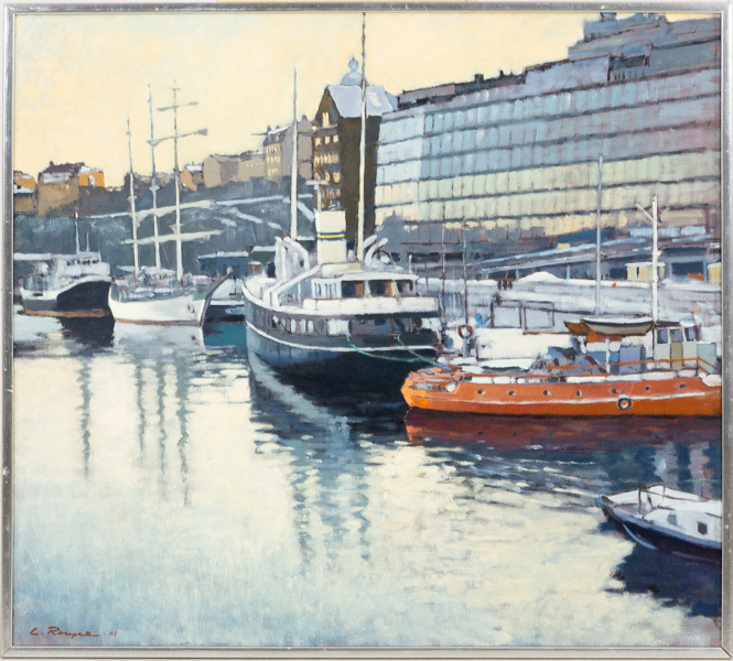 LENNART ROUPE (1918-2014), olja på duk, signerad och daterad 85