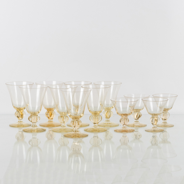 SIEGFRID STÅHL, 12 del, glas, "Gulli", Skruf, 1900-talets första hälft