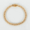 ARMBAND, 18k guld, x-länk, vikt ca 7 g