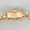 ARMBAND, 18k guld, x-länk, vikt ca 7 g