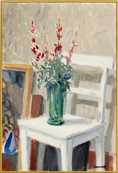 LENNART LARSSON (1922-2007), olja på pannå, signerad