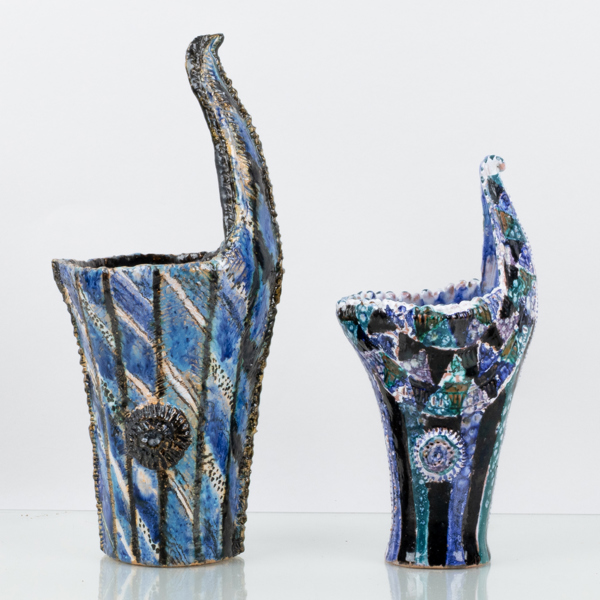 MARIANNE RICHTER (1916-2010), 2 st skulpturer, keramik, monogramsignerade