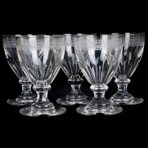 ÖLGLAS, 5 st, glas, 1900-talets första hälft