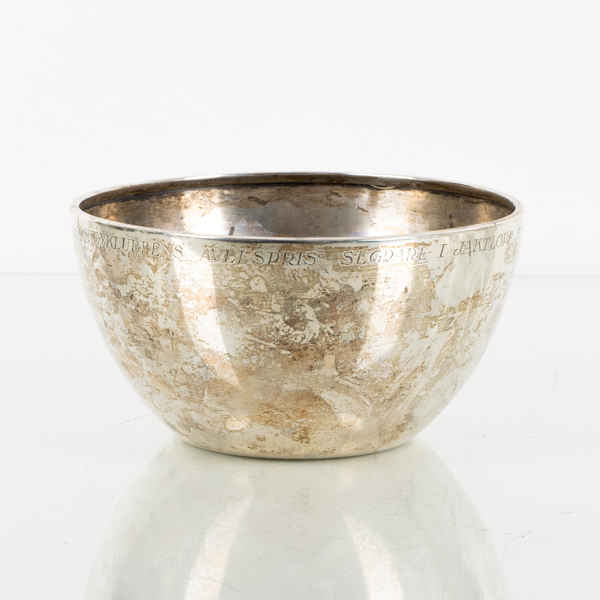 SKÅL, silver, CG Hallberg, 1922, vikt ca 150 g