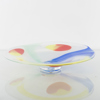 BERIT JOHANSSON, skålfat, glas, Sjöhyttan, 1989, unik, signerat