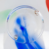 BERIT JOHANSSON, skålfat, glas, Sjöhyttan, 1989, unik, signerat