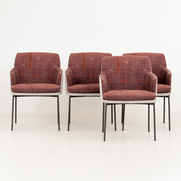 CLAESSON KOIVISTO RUNE, 4 st, karmstolar, "Montevideo", Tacchini, Italien, formgiven 2008