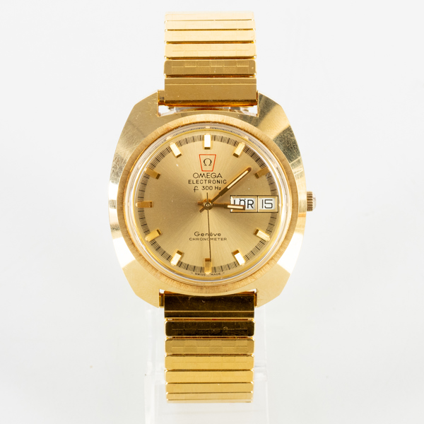 OMEGA ELECTRONIC, herrarmbandsur, quartz, Electronic L 300 Hz, Genéve, 1970-tal