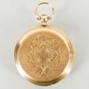 FICKUR, 14 k guld, sk spindelur, 1900-talets första hälft, tot vikt exkl kedja ca 34 g