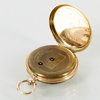 FICKUR, 14 k guld, sk spindelur, 1900-talets första hälft, tot vikt exkl kedja ca 34 g