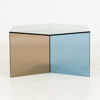 SEBASTIAN SCHERER, soffbord, glas, "Isom Square", Neo/Carft, 2000-tal