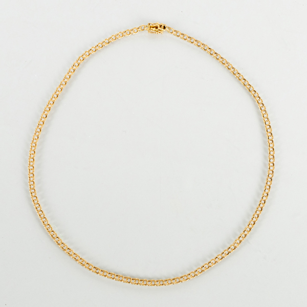 COLLIER, 18k guld, svenska stämplar NPE 1989, vikt ca 9,8 g