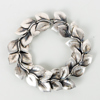 ARMBAND, silver, otydliga svenska stämplar, 1900-talets mitt