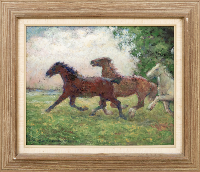 NORA VON SAMSON-HIMMELSTIERNA (1891–1982), olja på duk, signerad