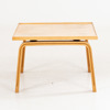 ARNE JACOBSEN, soffbord / sidobord, "Oxford", Fritz Hansen, Danmark, 1984