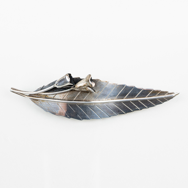 BROSCH, silver, 1950-tal