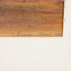 OIDENTIFIERAD KONSTNÄR, akvarell med täckvitt, signerad S Lorenzo Rome 1882