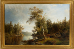 ALFRED WAHLBERG (1834-1906), olja på duk, signerad och daterad 63