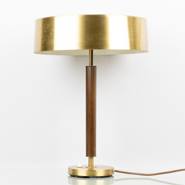 BORDSLAMPA, mässing, Boréns, modell 8449, 1900-talets andra hälft