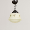 TAKLAMPA, glas, 1940-tal