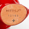 FIGURER, 2 st, lergods, Nittsjö Keramik, sent 1900-tal