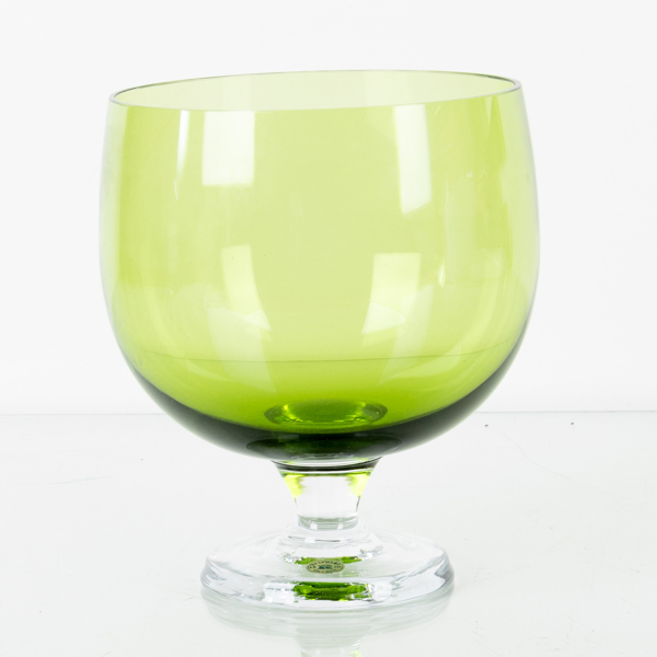 SKÅL PÅ FOT, glas, Reijmyre, 1900-talets andra hälft