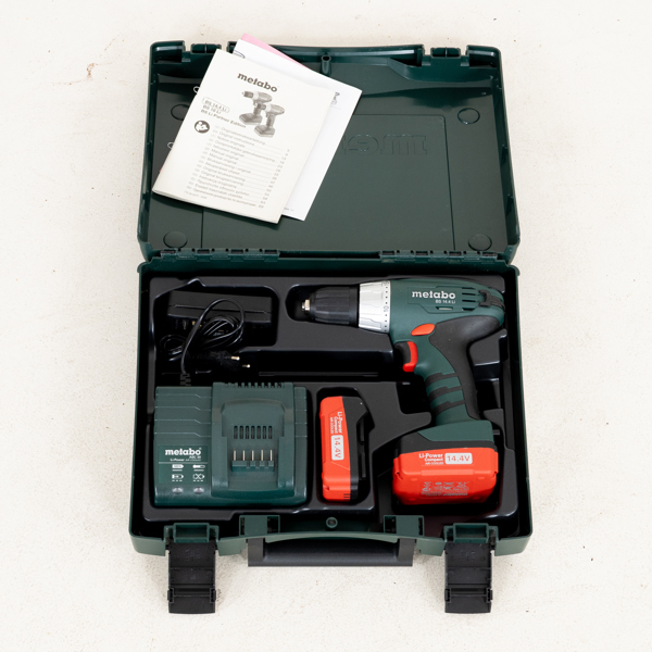 SKRUVDRAGRE, Metabo, batteridriven, "BS14-4", 2000-tal