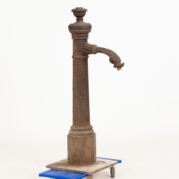 TRÄDGÅRDSPUMP, gjutjärn, 1800-/1900-tal