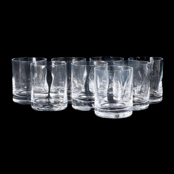 WHISKYGLAS, 8 st, glas, ”Chateau”, Kosta Boda