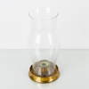 STORMLYKTA, mässing och glas, sent 1900-tal