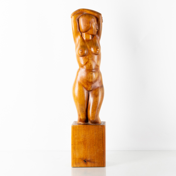 BROR FORSLUND (1902-1982), skulptur, snidat trä, signerad