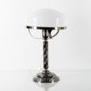 BORDSLAMPA, vitmetall, Ståks Armatur, 1900-talets andra hälft 