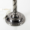BORDSLAMPA, vitmetall, Ståks Armatur, 1900-talets andra hälft 