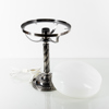 BORDSLAMPA, vitmetall, Ståks Armatur, 1900-talets andra hälft 