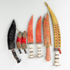 SAMLING SOUVENIRKNIVAR, 7 st, orientaliska, 1900-tal