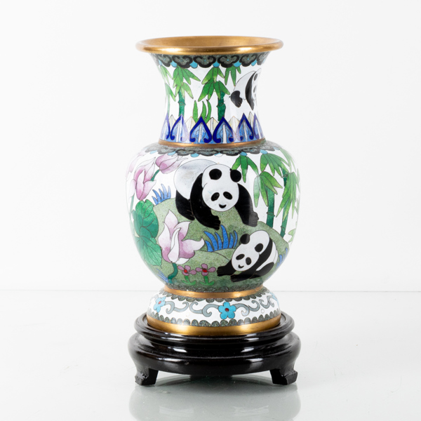 VAS, cloisonné, orientalisk, sannolikt 1900-talets andra hälft
